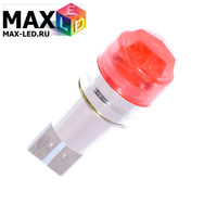 Cветодиодная лампа W5W T10 – Max-Cristal 1 Led 3Вт Крансная