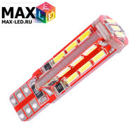 Cветодиодная лампа W5W T10 – Max-Visico 27 Led 6Вт Белая