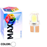 Cветодиодная лампа W5W T10 – Max-COB Silica PCB 1Вт Белая
