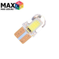 Cветодиодная лампа W5W T10 – Max-COB Silica PCB 1Вт Белая