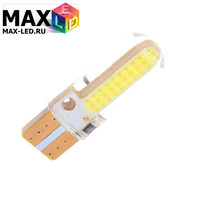 Cветодиодная лампа W5W T10 – Max-COB Silica PCB 2Вт Белая
