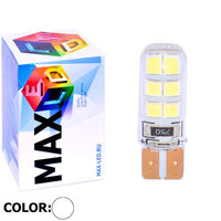 Cветодиодная лампа W5W T10 – Max-Hill Silica 12 Led 3Вт Белая