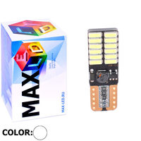 Cветодиодная лампа W5W T10 – Max-Visico 24 Led 5Вт Белая