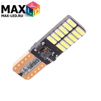 Cветодиодная лампа W5W T10 – Max-Visico 24 Led 5Вт Белая