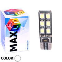 Cветодиодная лампа W5W T10 – Max-Hill 12 Led 4Вт Белая