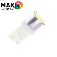 Cветодиодная лампа W5W T10 – Max-COB 1 Led 2Вт Белая