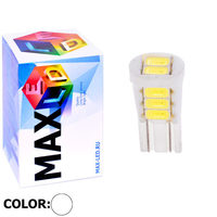 Cветодиодная лампа W5W T10 – Max-Ceramic 8 Led 4Вт Белая