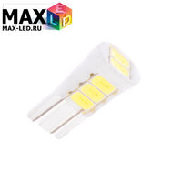 Cветодиодная лампа W5W T10 – Max-Ceramic 8 Led 4Вт Белая