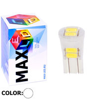 Cветодиодная лампа W5W T10 – Max-Ceramic 6 Led 3Вт Белая