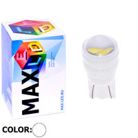 Cветодиодная лампа W5W T10 – Max-Ceramic C 2 Led 3Вт Белая
