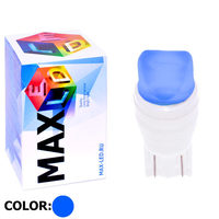 Cветодиодная лампа W5W T10 – Max-Ceramic A 2 Led 3Вт Синий