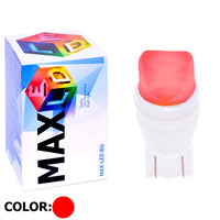 Cветодиодная лампа W5W T10 – Max-Ceramic A 2 Led 3Вт Красный