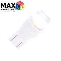 Cветодиодная лампа W5W T10 – Max-Ceramic A 2 Led 3Вт Жёлтая