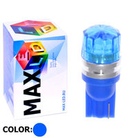 Cветодиодная лампа W5W T10 – Max-Cristal 1 Led 2Вт Синяя
