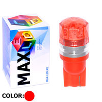 Cветодиодная лампа W5W T10 – Max-Cristal 1 Led 2Вт Красная