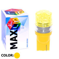Cветодиодная лампа W5W T10 – Max-Cristal 1 Led 2Вт Жёлтая